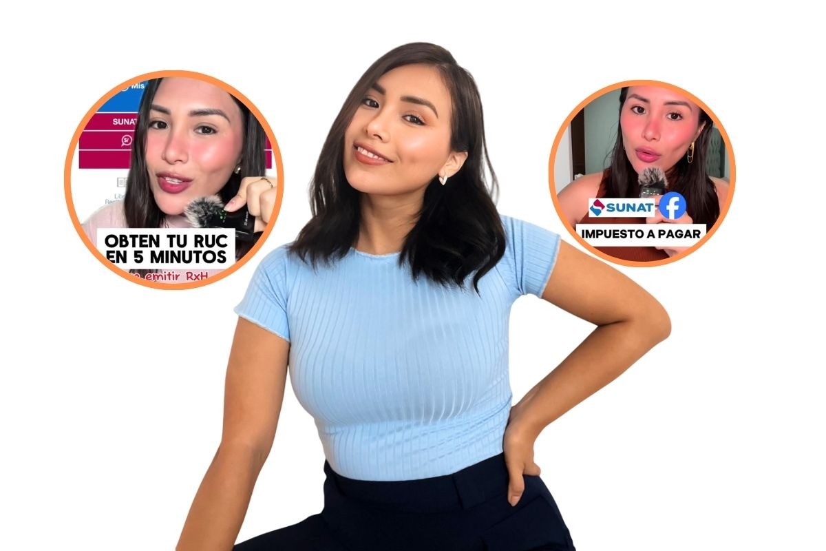Entre sus videos más vistos están: ‘Recupera tus impuestos de años anteriores’ y ‘Obtén tu RUC en cinco minutos’. Foto: Composición / Geraldine Jara.