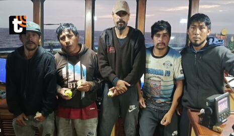 ¡Pescadores peruanos son hallados con vida en Ecuador! Estuvieron 55 días desaparecidos en altamar