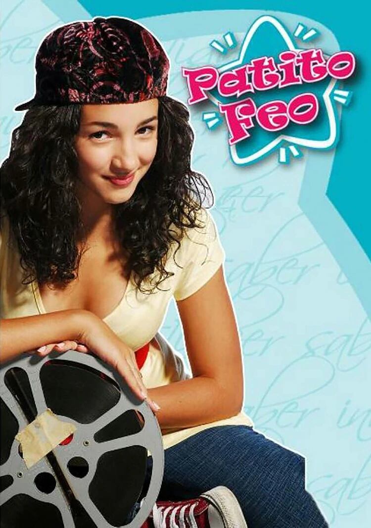 Thelma Fardín cuando actuaba en la serie 'Patito Feo'