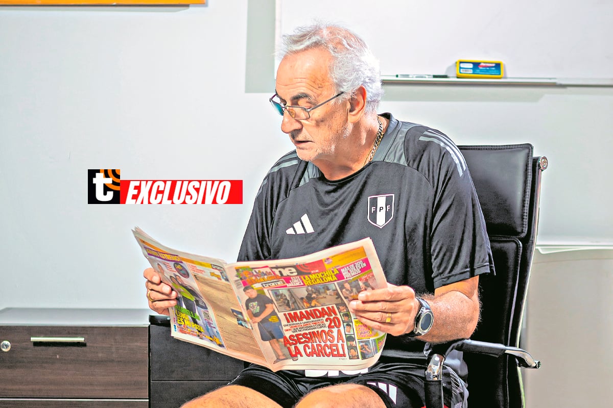 Jorge Fossati en entrevista a Trome. Fotos: Allengino Quintana.