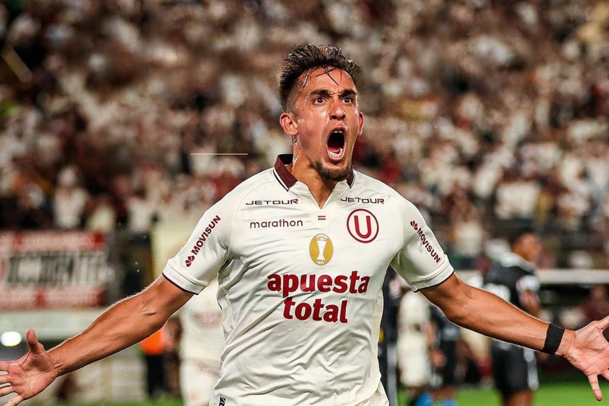Martín Pérez Guedes se lució con golazo de cabeza en el Universitario vs. ADT (@universitario1924)