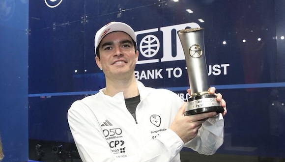 TROME | Diego Elías conquistó el título Gouna International Squash (VIDEO PSA Squash Tour)