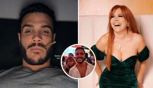 ¡Le cayó la maldición! Mario Irivarren reaparece con fiebre tras críticas de Magaly Medina