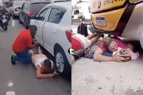 ¡IMPACTANTE! Tres muertos y tres heridos en disputa entre policías y narcos a plena luz del día | VIDEO