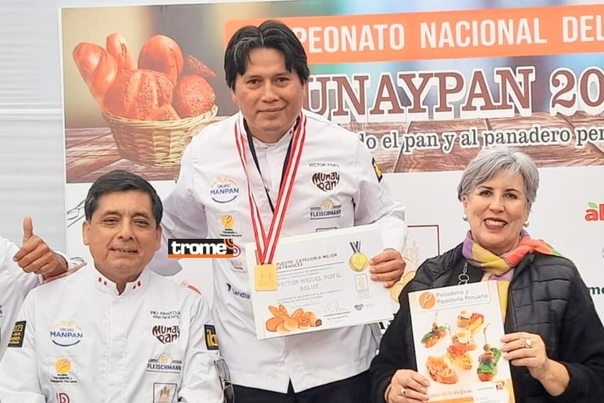 Panaderos peruanos en Campeonato Nacional del Pan 2022. Compiten en tres categorías: tanta wawa, pan francés y pan innovador. (Trome)