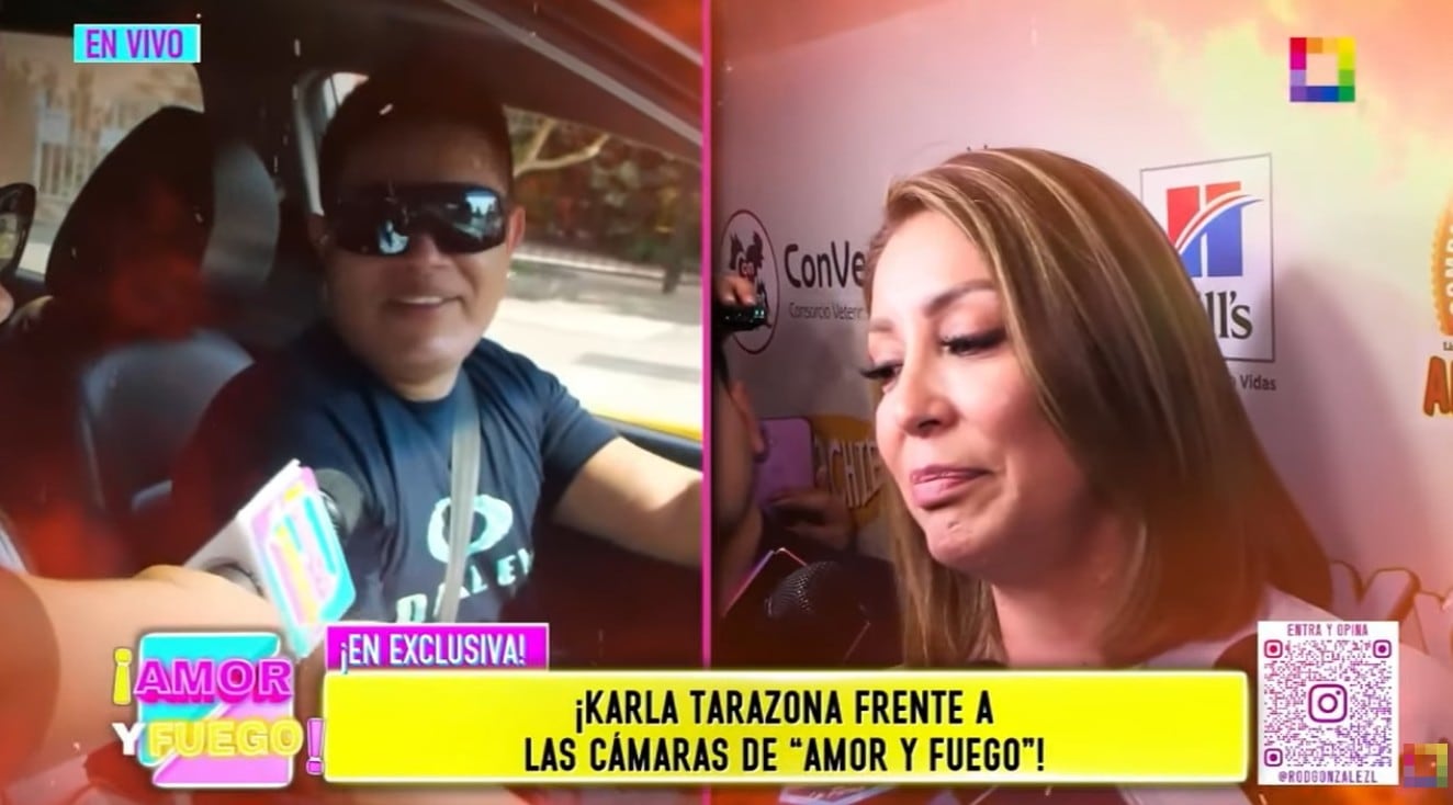 Karla Tarazona defiende su matrimonio con Christian Domínguez.