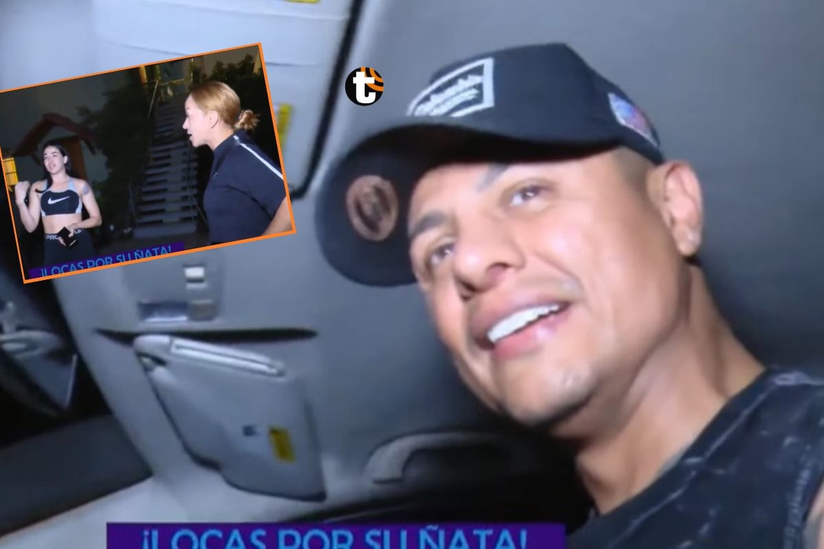 Jonathan Maicelo solo sonreía ante discusión de dos mujeres.