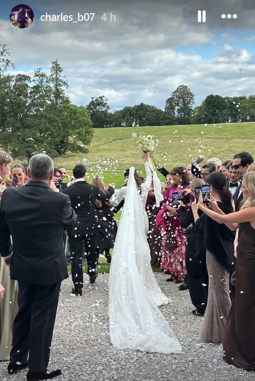 Carolina Braedt se casó por religioso con Javier Millership en castillo en Escocia.