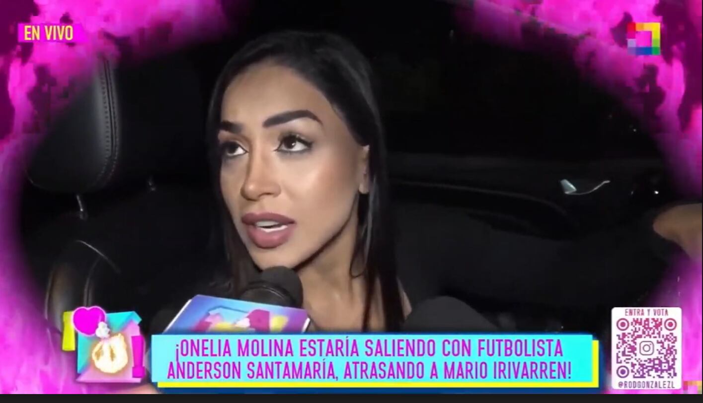 Onelia Molina contesta qué hay entre ella y Anderson Santamaría.