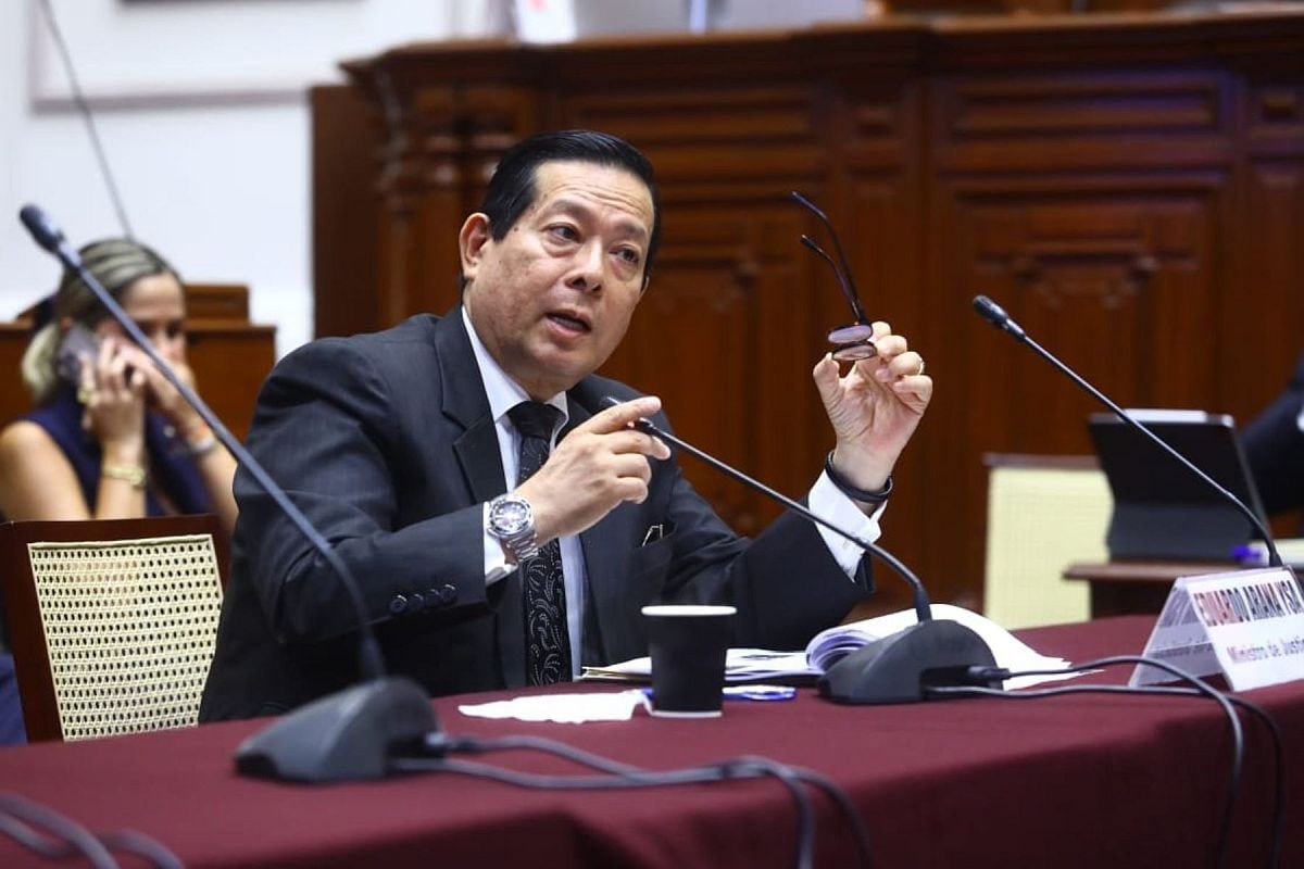Eduardo Arana fue ministro de Justicia y Derechos Humanos. (Foto: Congreso)