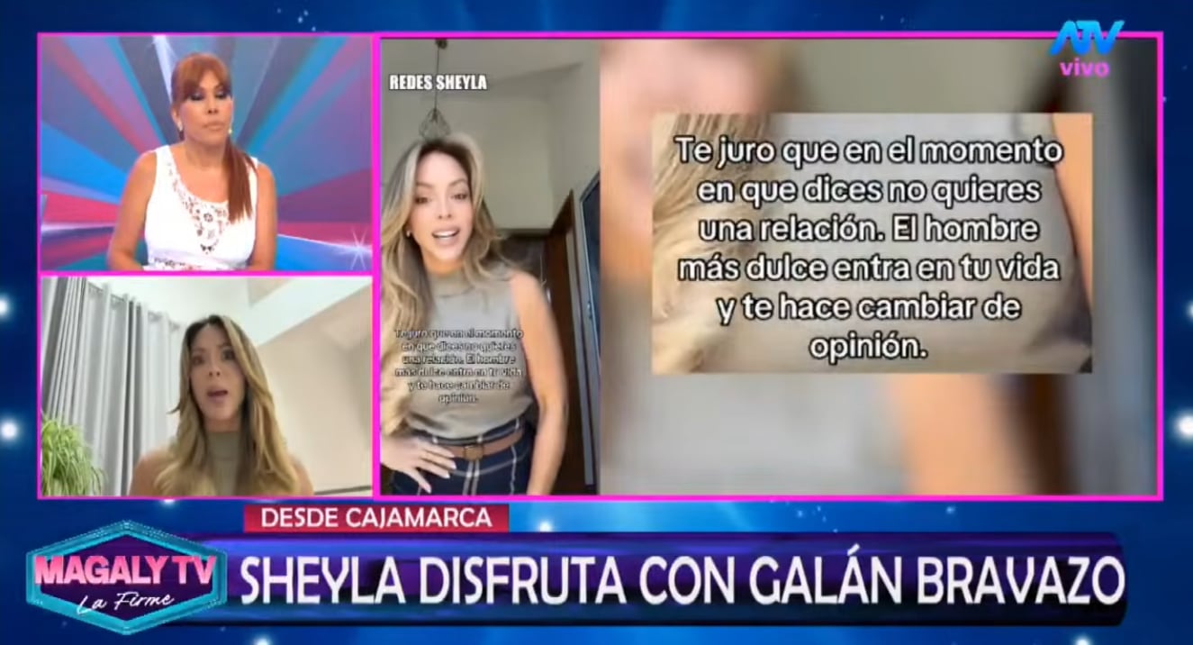 Sheyla Rojas lanza sorpresivos post mientras conoce al excongresista Joaquín Ramírez.