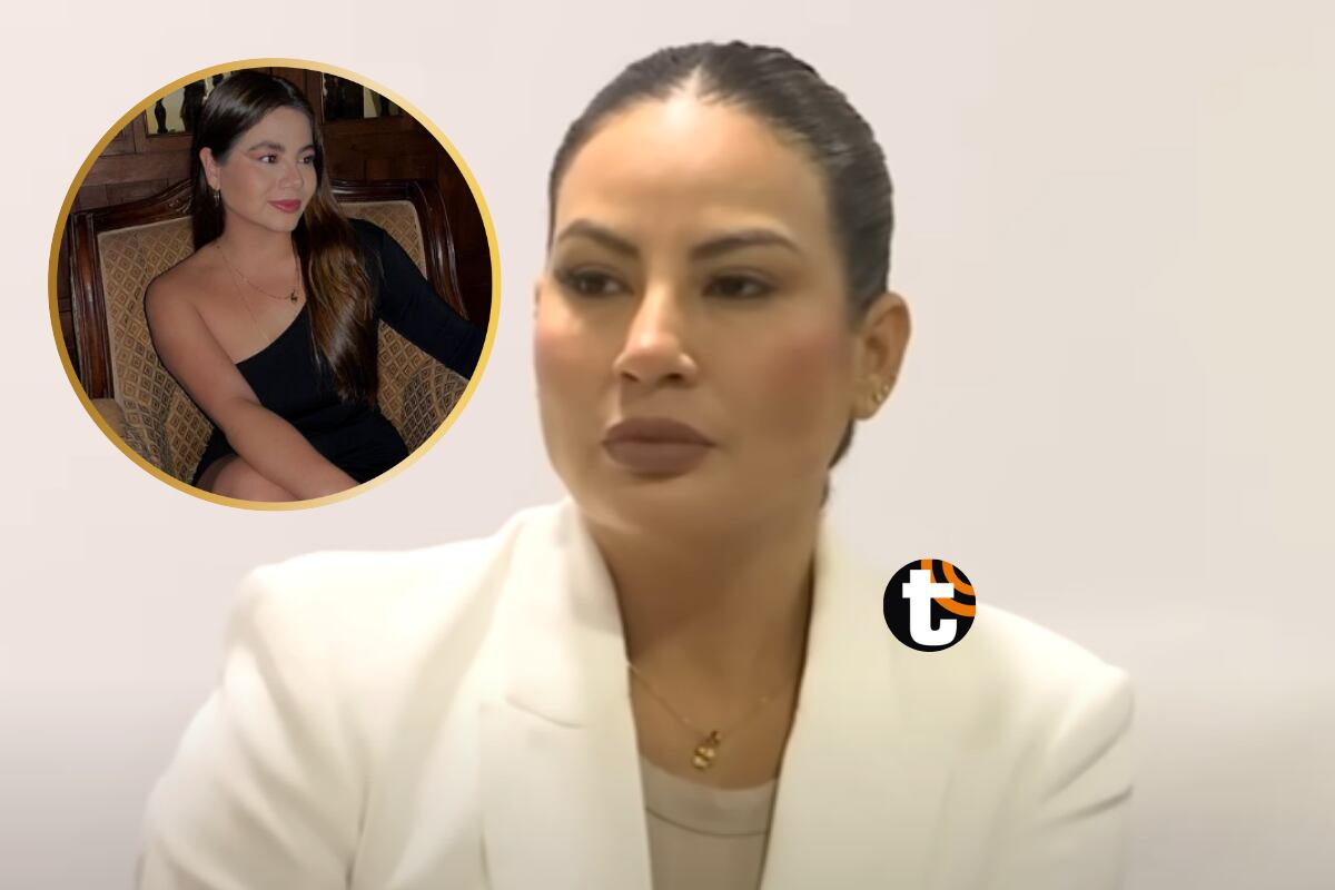 Pamela López y Fabiana, su hija mayor