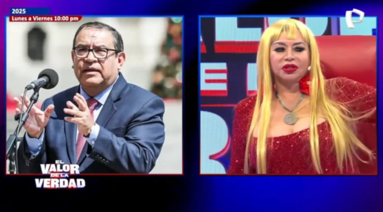 Susy Díaz cuenta que se vio como cuatro veces con el expremier Alberto Otárola.