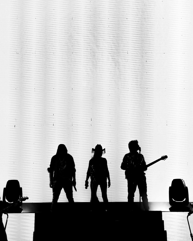 Así fue el ingreso de Erreway al escenario. / Foto: Masterlive.