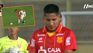 Raúl Ruidíaz es expulsado por agresión frente a Universitario en la Copa de la Liga