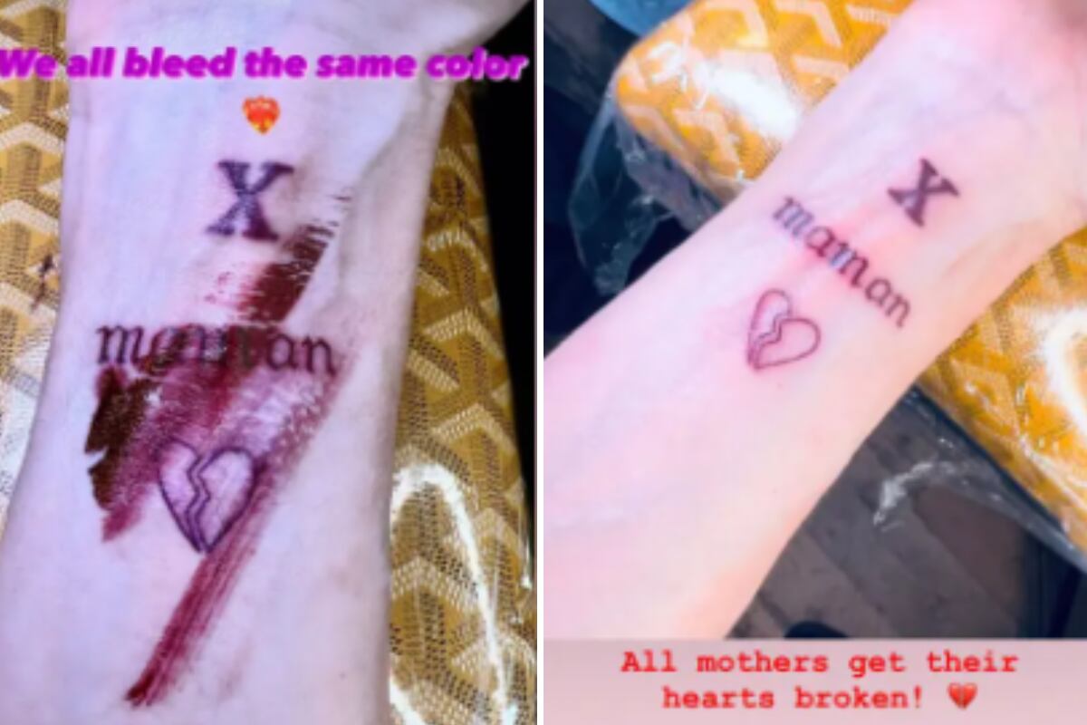 La cantante publicó el proceso del tatuaje en su brazo izquierdo. (Foto: @madonna).