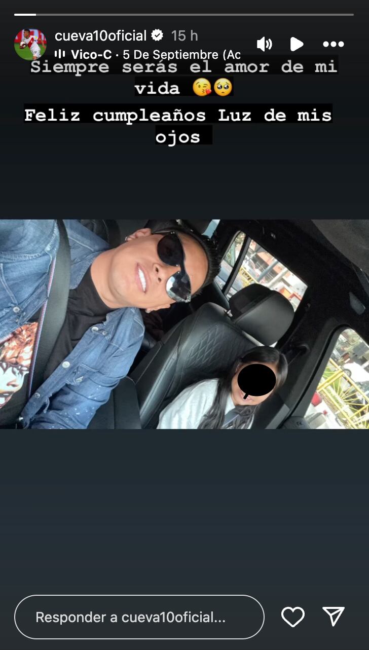 Christian Cueva y el mensaje a su hija