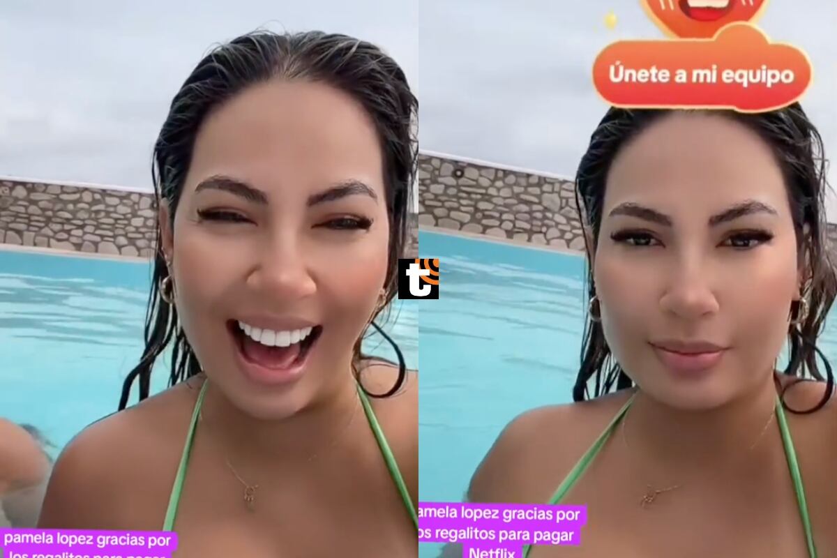 Pamela López hace transmisión en vivo