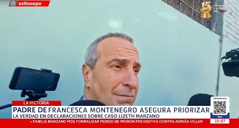 Padre de Francesca Montenegro aseguró que en sus declaraciones priorizaron decir la verdad.