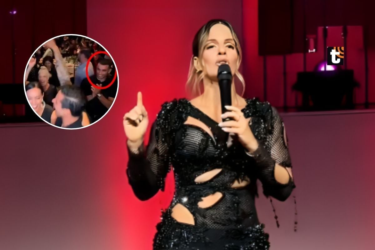 Alejandra y Said Palao juntos en premiación a la empresaria.