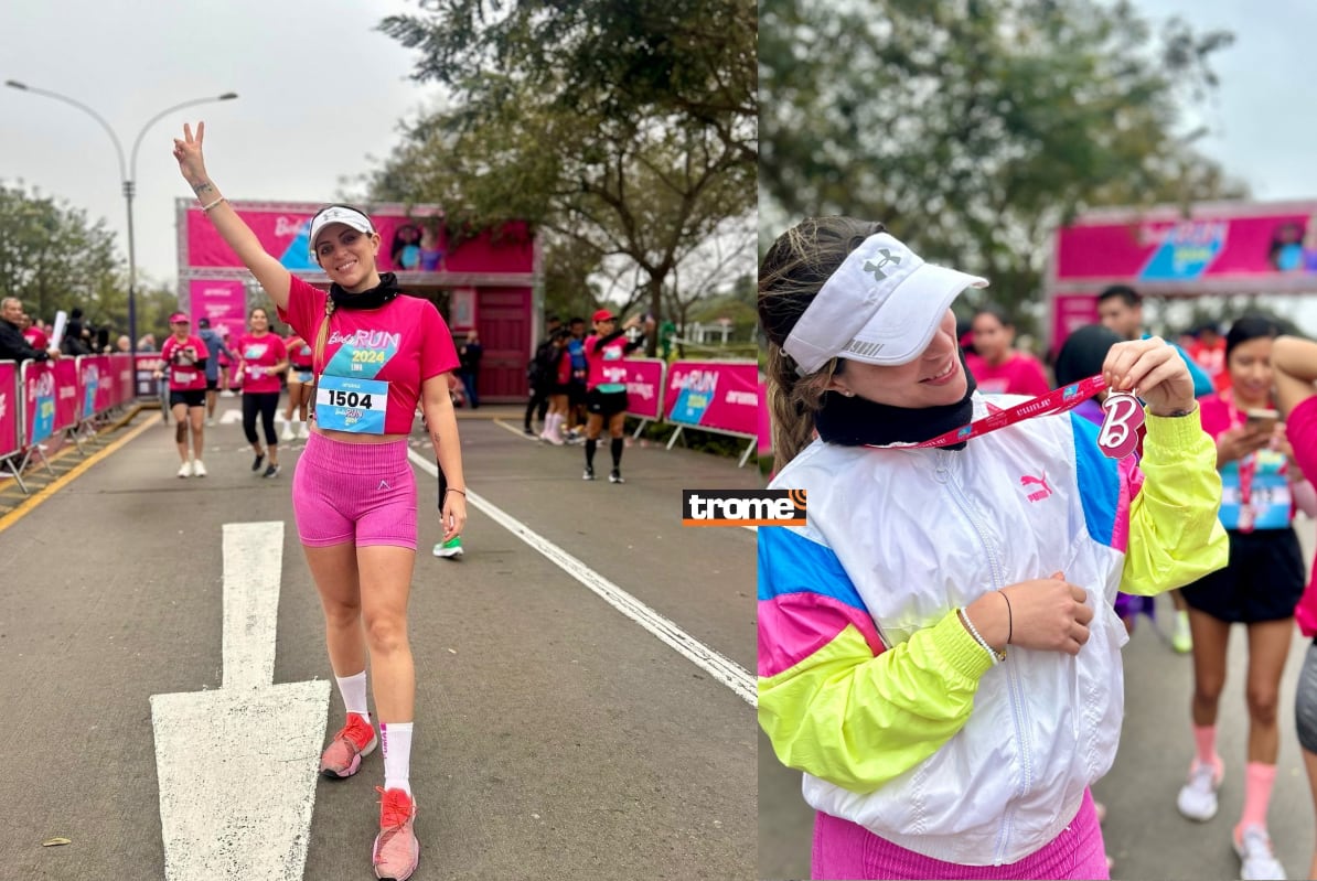 Así se vivió el 'Barbie Run' que reunió en San Borja a fanáticos de Barbie y amantes del deporte. Evento celebró 65 años de la icónica muñeca. (Trome).