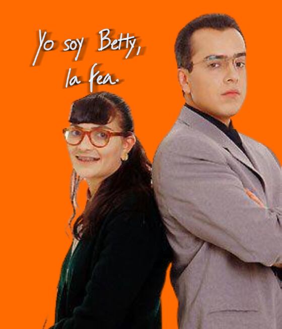 Yo soy Betty, la fea, o simplemente Betty, la fea, es una telenovela colombiana, creada por RCN Televisión y escrita por Fernando Gaitán, ganadora del Guinness Records 2010. Se estrenó el 25 de octubre de 1999 y finalizó el 8 de mayo de 2001. | Crédito: RCN / Composición