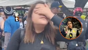 Reportera venezolana de Latina Noticias llega a su país y se quiebra al ver el desastre tras los dos terremotos