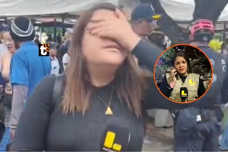 Reportera venezolana de Latina Noticias llega a su país y se quiebra al ver el desastre tras los dos terr...