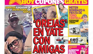 ‘OREJAS’ EN YATE CON AMIGAS SIN SU ESPOSA