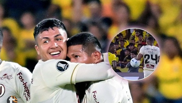 Conmebol comparte audio del VAR sobre gol de Universitario ante Barcelona SC (Video: @Libertadores).