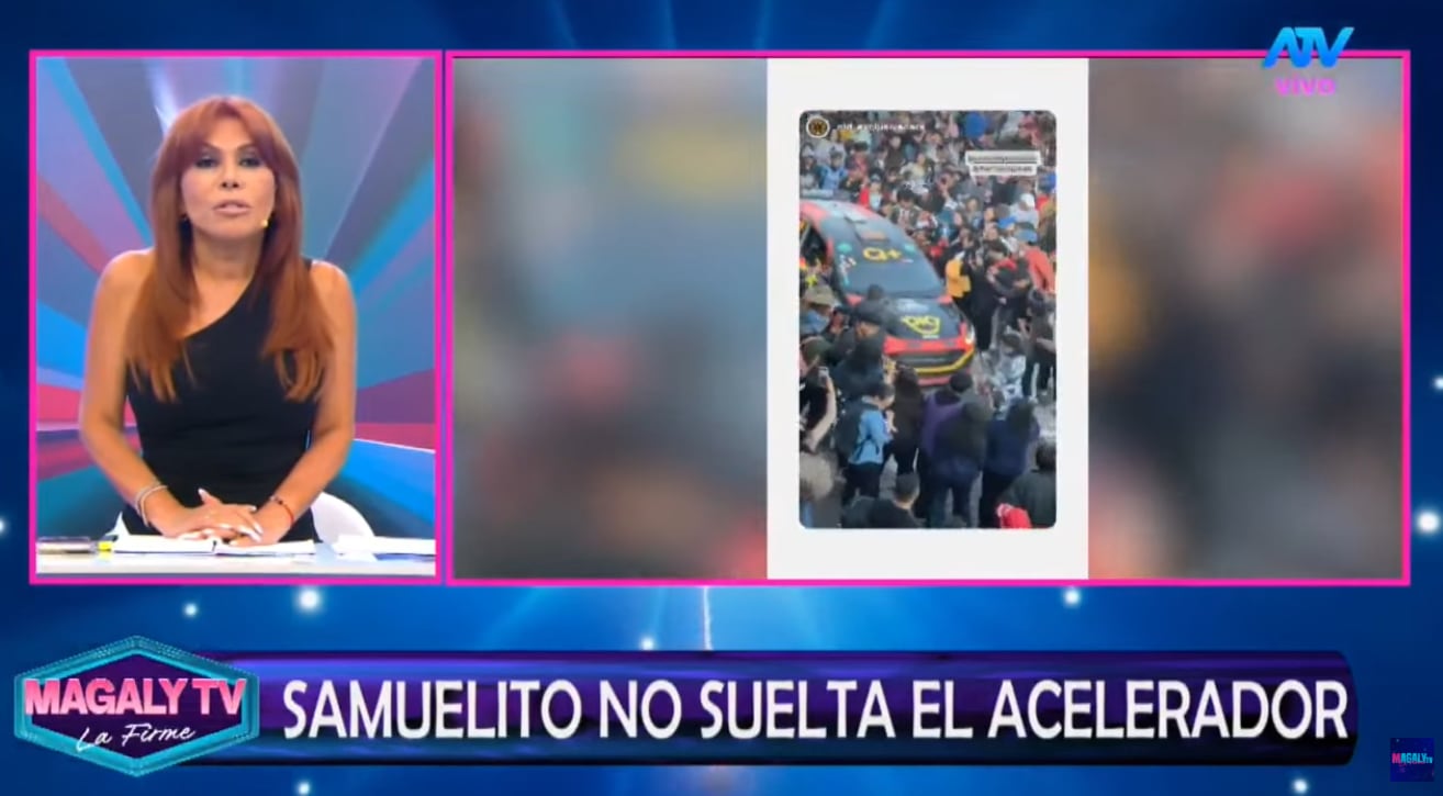 Magaly Medina se rinde ante Samuel Dyer y lo llama “la estrella de Caminos del Inca”.