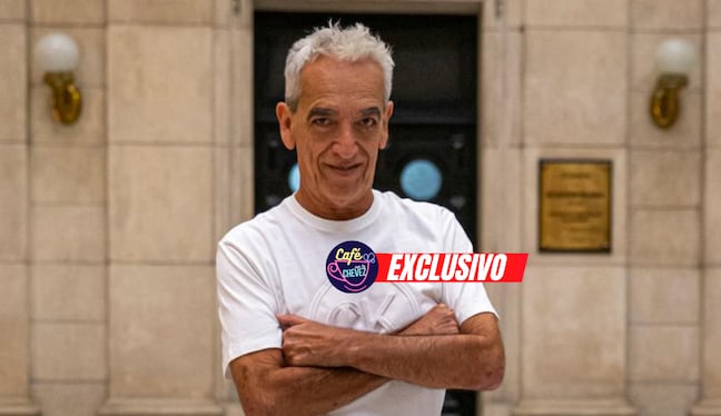 Julio Zevallos en el Café con la Chevez. Foto: César Campos | @Photo.Gec