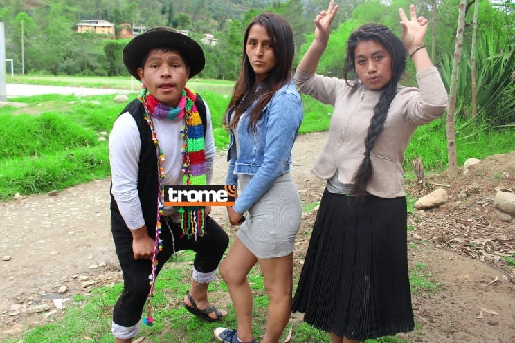 Joven huanuqueño asume el personaje 'Cholo Wilder'. Comparte roles con otros jóvenes y tiene líos de amores.. (Isabel Medina / Trome).