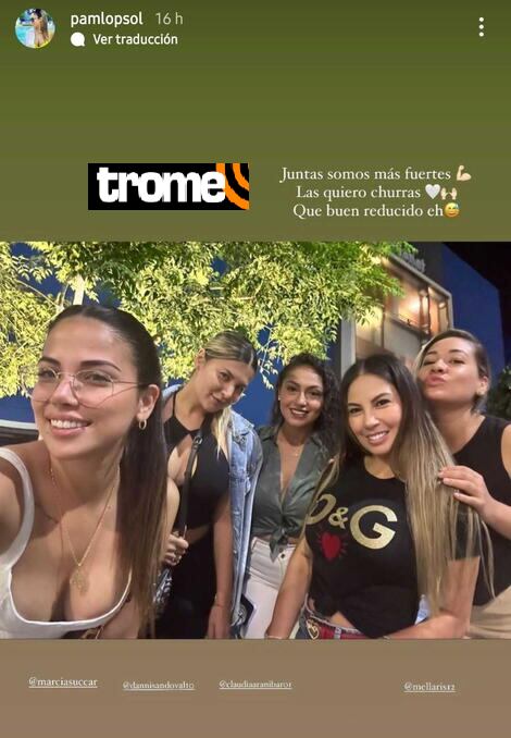 Esposas de futbolistas se toman fotos y reaccionan a ampay. Foto: Instagram