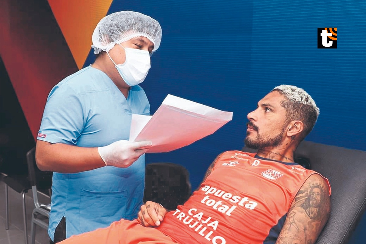 Paolo Guerrero está en buen estado físico.