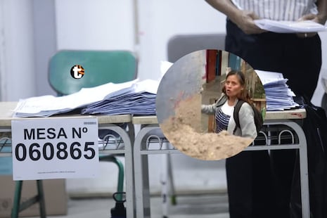 ¡Noche eterna en las urnas! Miembros de mesa se amanecieron dentro de colegio contando votos en Villa El ...