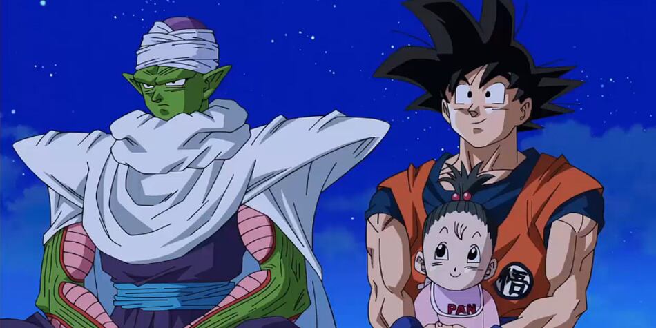 Goku y Piccolo cuidan de Pan (Foto: Toei Animation)