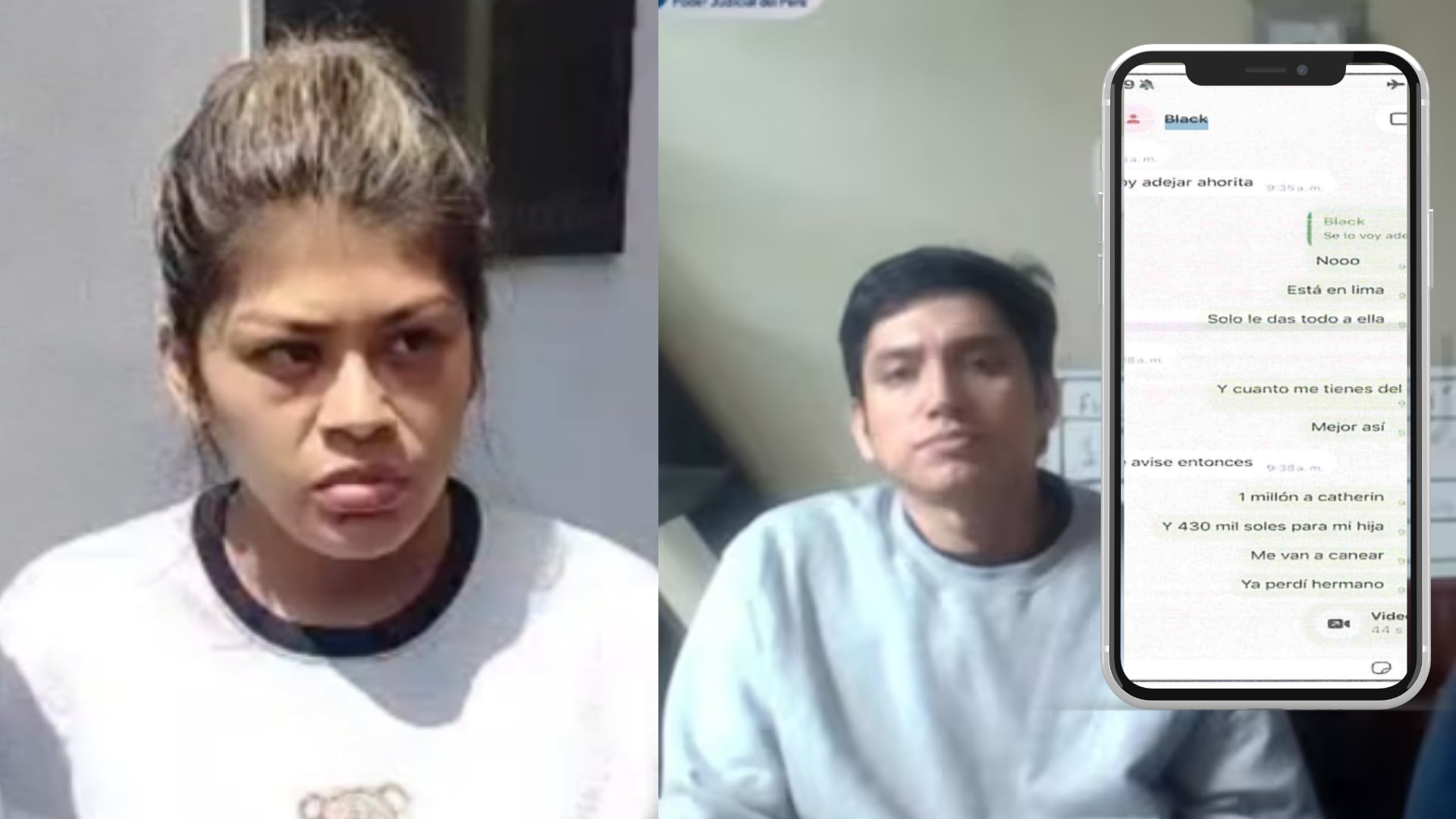Catherin Méndez Araujo habría sido mencionada por Jhonsson para que reciba S/1 millón.