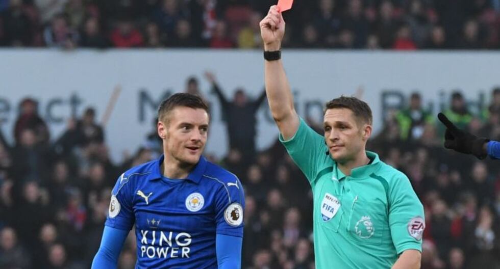 Jamie Partido Jamie Vardy: Esta terrible falta le valió tres partidos de suspensión ...