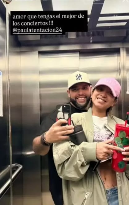 Paula Arias junto al productor peruano Jhair Sala.