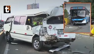 Accidente en Surco: triple choque en la Panamericana Sur deja 10 personas heridas