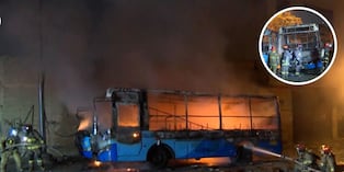 SMP: extorsionadores queman buses de la empresa La Estrella