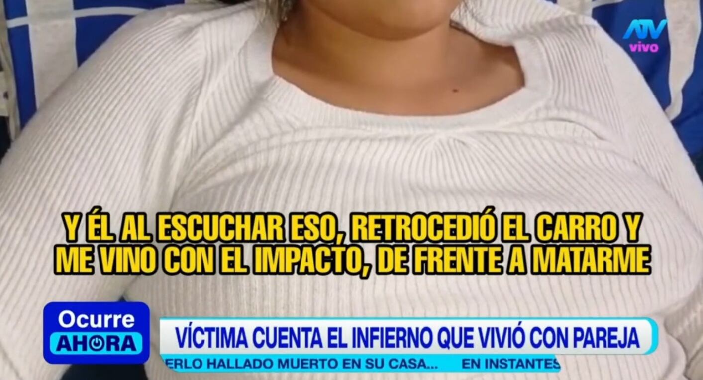 Joven atropellada por su pareja futbolista dice que tuvo intención de matar a su bebita.