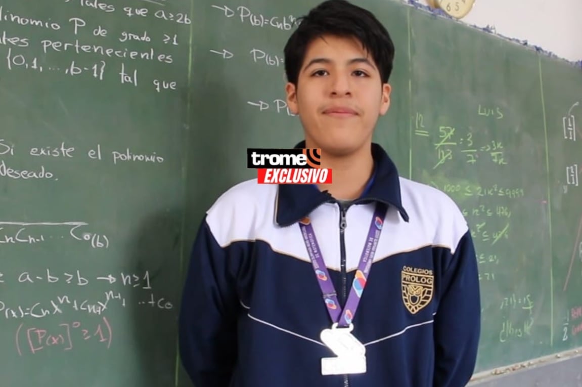 Renato Gaitán, joven talento peruano, acaba de lograr beca para estudiar en el MIT. (Entrevista y Composición foto: Isabel Medina / Trome).