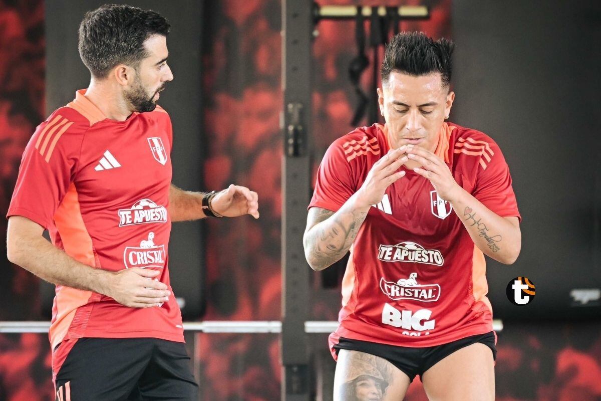 Christian Cueva empezó su puesta en forma tras recibir el 'alta médica' (Foto: @seleccionPeru)