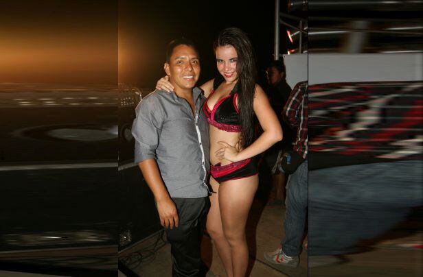 Edwin Sierra y Greysi Ulloa en una fotografía del pasado cuando compartían escenario como cómico y bailarina. (USI)