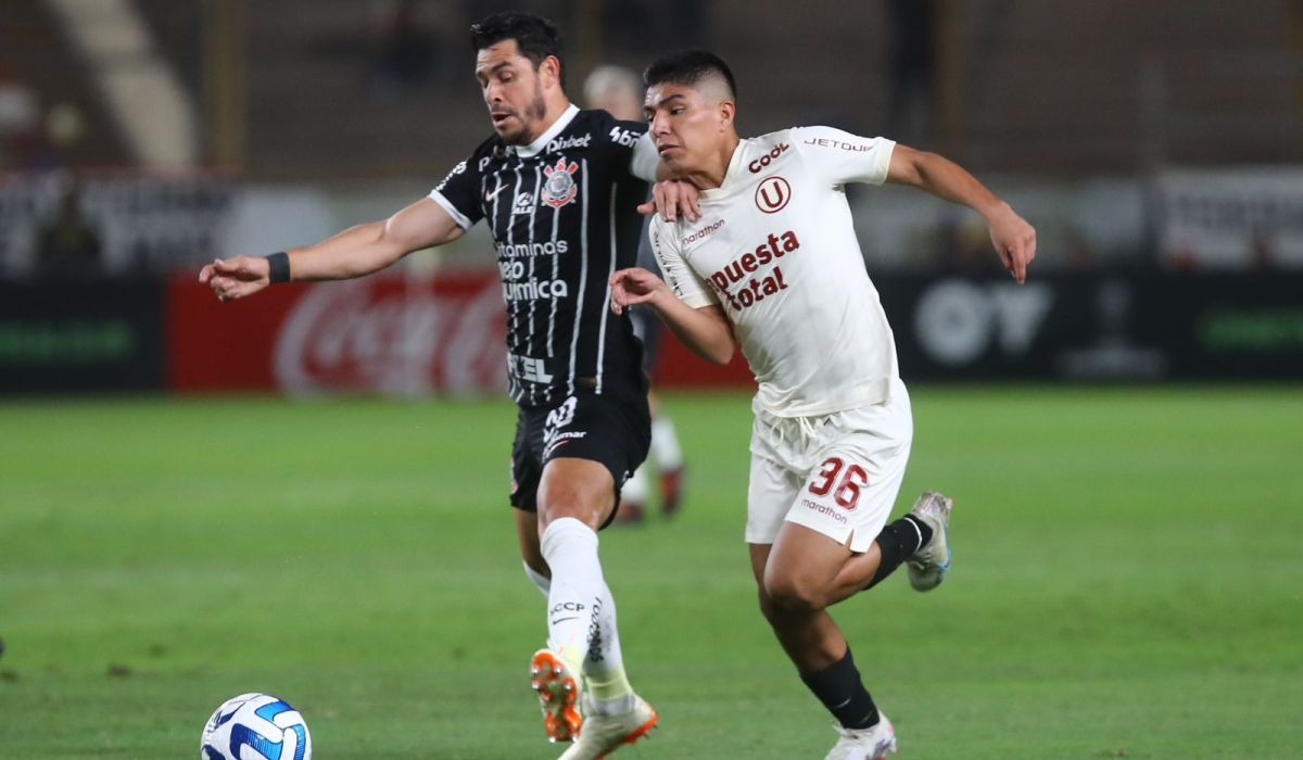 Universitario vs. Corinthians en partido por Copa Sudamericana 2023. (Foto: Leonardo Fernández / @photo.gec)