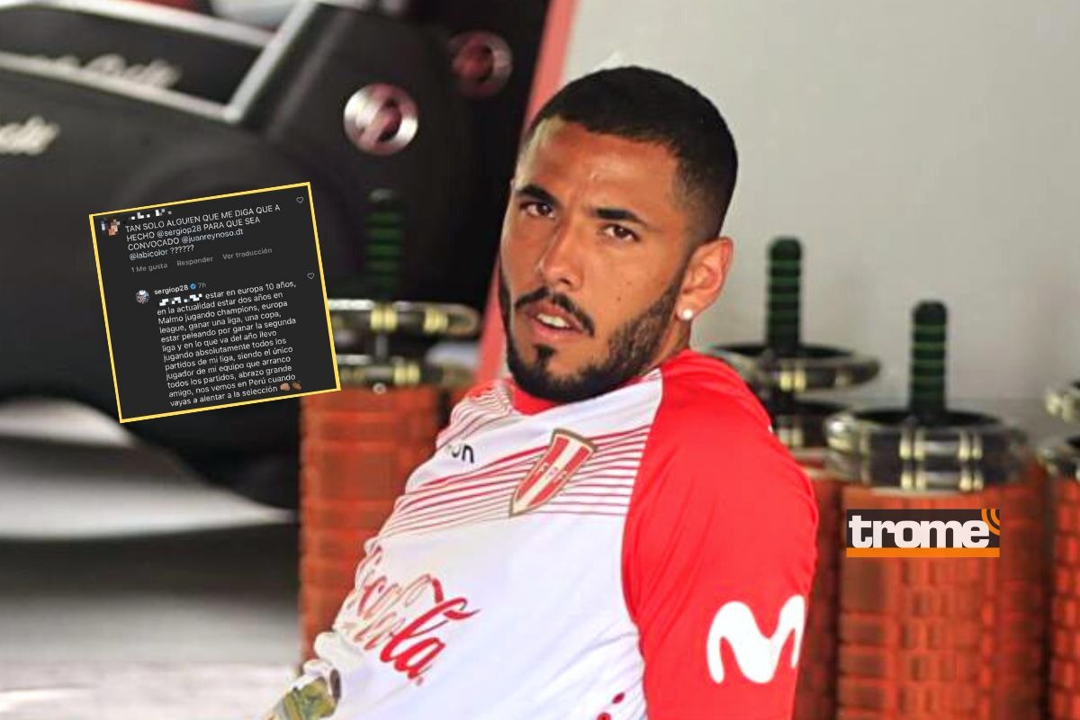 Sergio Peña no aguantó y respondió a hincha que criticó su convocatoria (Foto: GEC)