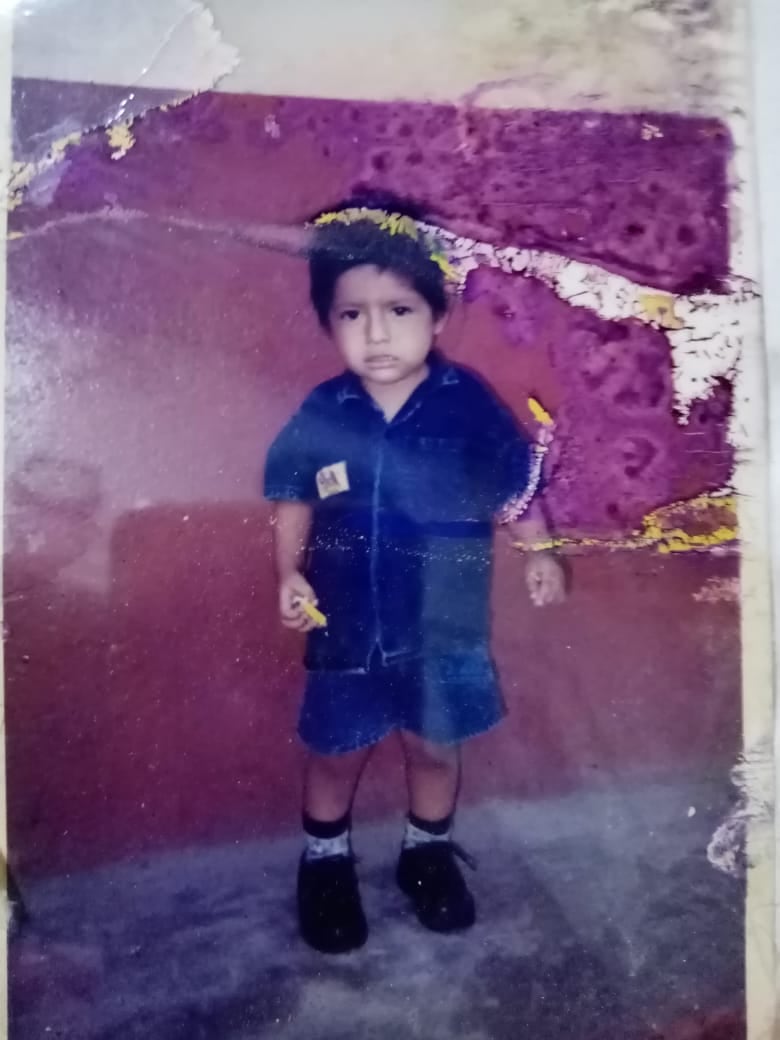 Antes de ser 'La Milechi' fue Luis Fernando, nació en Bagua Grande. (Archivo personal)