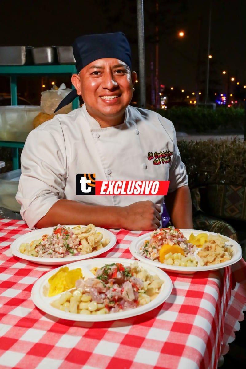 'El cevichero del pueblo' se llevó 'La cuchara de oro' en el campeonato mundial de ceviche. Foto: Lenin Tadeo / Trome.